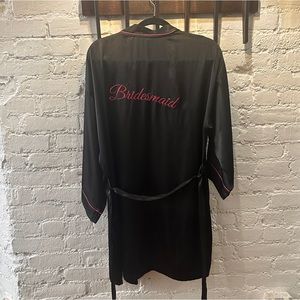 Bridesmaid satin robe